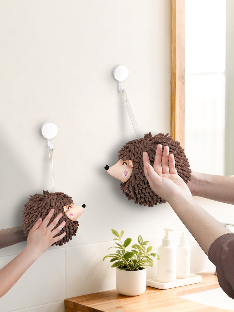 7-Piece Gray-Brown Accent Hand Towel Collection