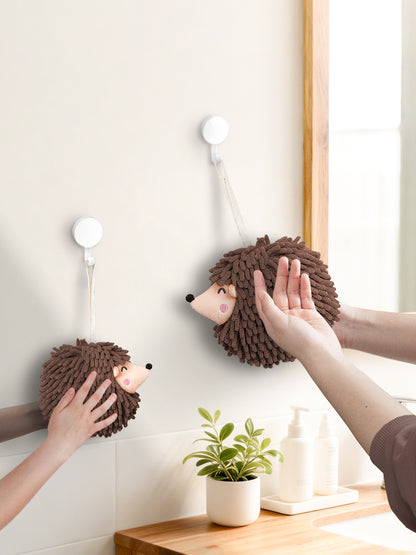 7-Piece Gray-Brown Accent Hand Towel Collection