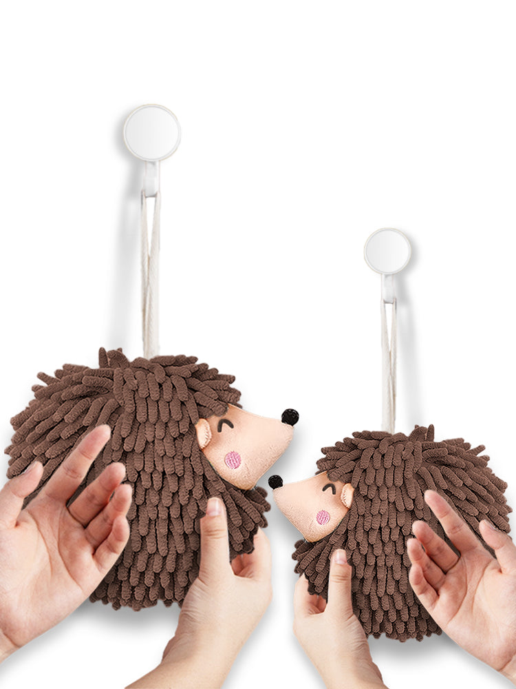 7-Piece Gray-Brown Accent Hand Towel Collection