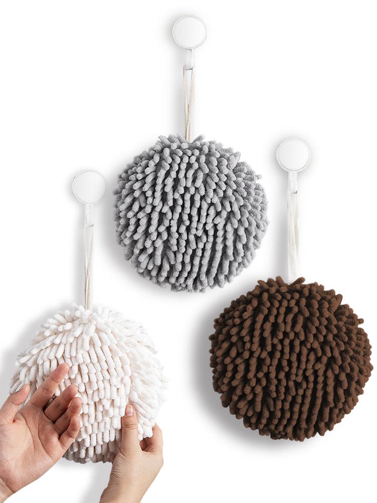 7-Piece Gray Accent Hand Towel Collection